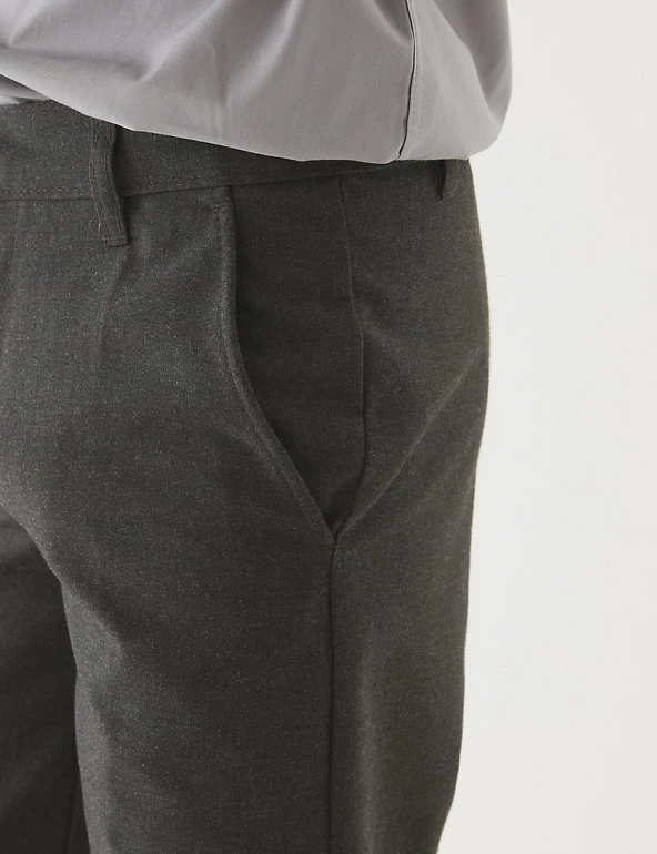 M&S Collection 2pk Boys' Regular Leg School Trousers (2-18 Yrs) 22 M&S Collection 2pk Boys' Regular Leg School Trousers (2-18 Yrs) - Image 20