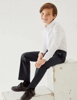 M&S Collection Boys' 2pk Slim Leg School Trousers (2-18 Yrs) -School Uniform Sales Store SD 04 T76 3643 F0 X EC 0