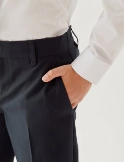 M&S Collection Boys' 2pk Slim Leg School Trousers (2-18 Yrs) -School Uniform Sales Store SD 04 T76 3643 F0 X EC 4
