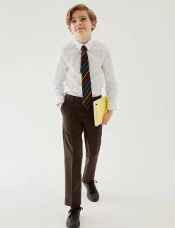 M&S Collection Boys' 2pk Slim Leg School Trousers (2-18 Yrs) -School Uniform Sales Store SD 04 T76 3643 N0 X EC 0