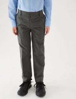 M&S Collection Boys' 2pk Slim Leg School Trousers (2-18 Yrs) -School Uniform Sales Store SD 04 T76 3643 T0 X EC 1