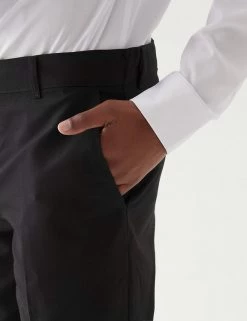 M&S Collection 2pk Boys' Slim Leg Slim Fit School Trousers (2-18 Yrs) -School Uniform Sales Store SD 04 T76 3645 Y0 X EC 4