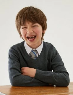 M&S Collection Jumpers 2pk Unisex Pure Cotton School Jumper (3-18 Yrs) 51 M&S Collection Jumpers 2pk Unisex Pure Cotton School Jumper (3-18 Yrs) -School Uniform Sales Store SD 04 T76 3919 T0 X EC 2