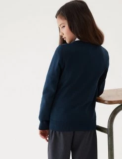 M&S Collection 2pk Unisex Slim Fit Cotton School Jumpers (3-18 Yrs) 20 M&S Collection 2pk Unisex Slim Fit Cotton School Jumpers (3-18 Yrs) -School Uniform Sales Store SD 04 T76 3921 F0 X EC 3