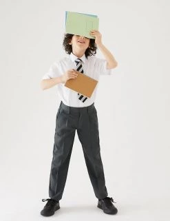 M&S Collection Boys' Regular Leg School Trousers (2-16 Yrs) 46 M&S Collection Boys' Regular Leg School Trousers (2-16 Yrs) -School Uniform Sales Store SD 04 T76 4623 T0 X EC 0