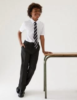 M&S Collection Boys' Regular Leg School Trousers (2-16 Yrs) 39 M&S Collection Boys' Regular Leg School Trousers (2-16 Yrs) -School Uniform Sales Store SD 04 T76 4623 VP X EC 0