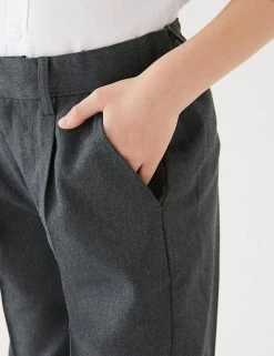 Boys' Regular Leg Plus Fit School Trousers (2-18 Yrs) -School Uniform Sales Store SD 04 T76 4630P T0 X EC 4