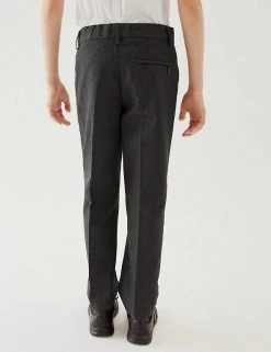 M&S Collection Boys' Regular Leg Slim Fit School Trousers (2-18 Yrs) 21 M&S Collection Boys' Regular Leg Slim Fit School Trousers (2-18 Yrs) -School Uniform Sales Store SD 04 T76 4631 T0 X EC 2