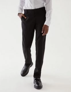 M&S Collection Boys' Skinny Leg Plus Fit School Trousers (2-18 Yrs) 10 M&S Collection Boys' Skinny Leg Plus Fit School Trousers (2-18 Yrs) -School Uniform Sales Store SD 04 T76 4765P Y0 X EC 1