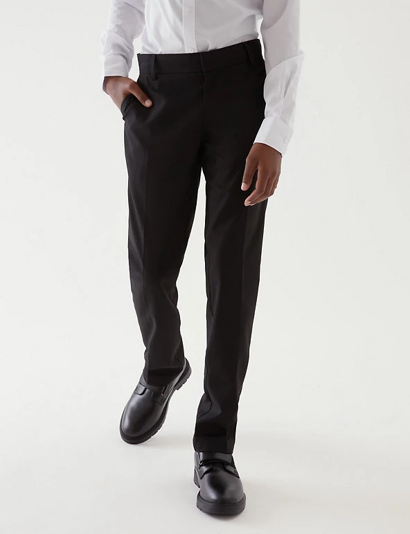 M&S Collection Boys' Skinny Leg Plus Fit School Trousers (2-18 Yrs) 5 M&S Collection Boys' Skinny Leg Plus Fit School Trousers (2-18 Yrs) - Image 3