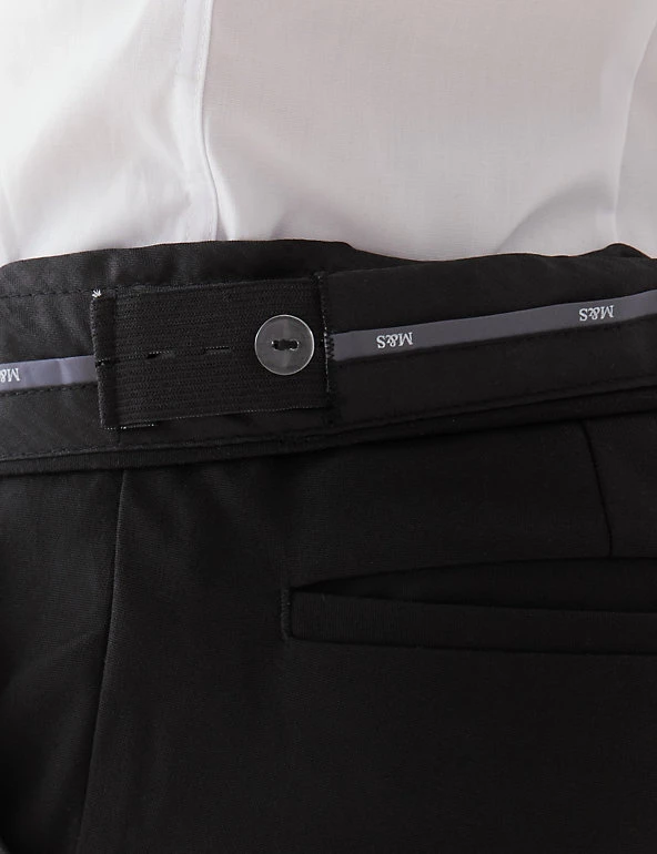 M&S Collection Boys' Skinny Leg Plus Fit School Trousers (2-18 Yrs) 7 M&S Collection Boys' Skinny Leg Plus Fit School Trousers (2-18 Yrs) - Image 5