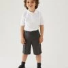 M&S Collection 2pk Boys' Easy Dressing School Shorts (3-14 Yrs)