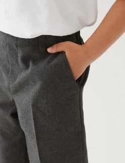 M&S Collection 2pk Boys' Easy Dressing School Shorts (3-14 Yrs) -School Uniform Sales Store SD 04 T76 4912 T0 X EC 4