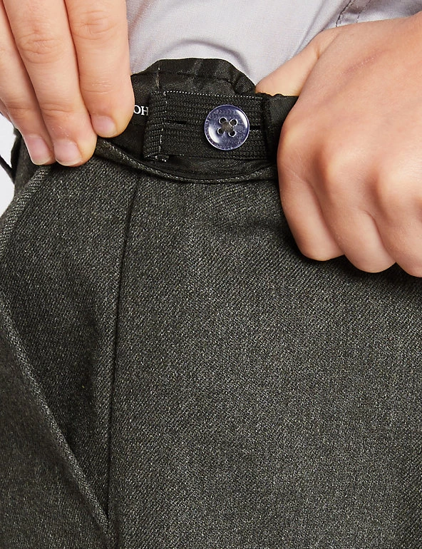 M&S Collection Boys' Regular Leg Pleat Front School Shorts (2-14 Yrs) 8 M&S Collection Boys' Regular Leg Pleat Front School Shorts (2-14 Yrs) - Image 6