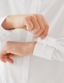 M&S Collection 3pk Boys' Slim Fit Easy Iron School Shirts (2-16 Yrs) -School Uniform Sales Store SD 04 T76 5718 Z0 X EC 3