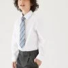 M&S Collection 3pk Boys' Plus Fit Easy Iron School Shirts (4-18 Yrs) -School Uniform Sales Store SD 04 T76 5719P Z0 X EC 0