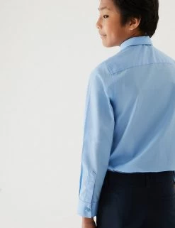 M&S Collection 3pk Boys' Easy Iron School Shirts (2-16 Yrs) -School Uniform Sales Store SD 04 T76 5719 E0 X EC 2