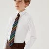 M&S Collection Boys' 2pk Skinny Fit Stretch School Shirts (2-16 Yrs) -School Uniform Sales Store SD 04 T76 5754 Z0 X EC 0
