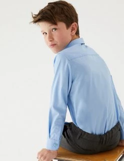 M&S Collection 2pk Boys' Non-Iron School Shirts (2-18 Yrs) 23 M&S Collection 2pk Boys' Non-Iron School Shirts (2-18 Yrs) -School Uniform Sales Store SD 04 T76 5768 E0 X EC 2