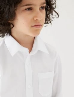 M&S Collection 2pk Boys' Non-Iron School Shirts (2-18 Yrs) 16 M&S Collection 2pk Boys' Non-Iron School Shirts (2-18 Yrs) -School Uniform Sales Store SD 04 T76 5768 Z0 X EC 1