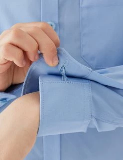 M&S Collection 2pk Boys' Slim Fit Non-Iron School Shirts (2-18 Yrs) -School Uniform Sales Store SD 04 T76 5769 E0 X EC 3