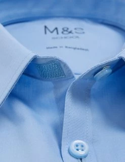 M&S Collection 2pk Boys' Slim Fit Non-Iron School Shirts (2-18 Yrs) -School Uniform Sales Store SD 04 T76 5769 E0 X EC 8