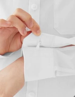 M&S Collection 2pk Boys' Slim Fit Non-Iron School Shirts (2-18 Yrs) -School Uniform Sales Store SD 04 T76 5769 Z0 X EC 3