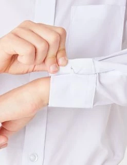 M&S Collection 2pk Boys' Cotton Regular Fit School Shirts (2-18 Yrs) -School Uniform Sales Store SD 04 T76 5777S Z0 X EC 3