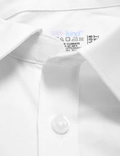 M&S Collection 2pk Boys' Cotton Regular Fit School Shirts (2-18 Yrs) -School Uniform Sales Store SD 04 T76 5777S Z0 X EC 8