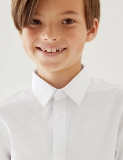 M&S Collection Boys' 5pk Regular Fit Easy To Iron School Shirts (2-18 Yrs) 9 M&S Collection Boys' 5pk Regular Fit Easy To Iron School Shirts (2-18 Yrs) -School Uniform Sales Store SD 04 T76 5779 Z0 X EC 1