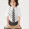 M&S Collection 3pk Boys' Easy Iron School Shirts (2-16 Yrs)