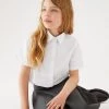 M&S Collection 3pk Girls' Easy Iron School Shirts (2-16 Yrs) -School Uniform Sales Store SD 04 T76 5946 Z0 X EC 0