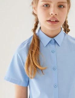 3pk Girls' Slim Fit Easy Iron School Shirts (2-16 Yrs) 19 3pk Girls' Slim Fit Easy Iron School Shirts (2-16 Yrs) -School Uniform Sales Store SD 04 T76 5951 E0 X EC 1