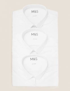 3pk Girls' Slim Fit Easy Iron School Shirts (2-16 Yrs) 16 3pk Girls' Slim Fit Easy Iron School Shirts (2-16 Yrs) -School Uniform Sales Store SD 04 T76 5951 Z0 X EC 7