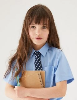 M&S Collection 2pk Girls' Non-Iron School Shirts (2-18 Yrs) 18 M&S Collection 2pk Girls' Non-Iron School Shirts (2-18 Yrs) -School Uniform Sales Store SD 04 T76 5982 E0 X EC 0