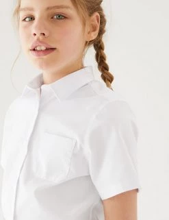 M&S Collection 2pk Girls' Non-Iron School Shirts (2-18 Yrs) 15 M&S Collection 2pk Girls' Non-Iron School Shirts (2-18 Yrs) -School Uniform Sales Store SD 04 T76 5982 Z0 X EC 1