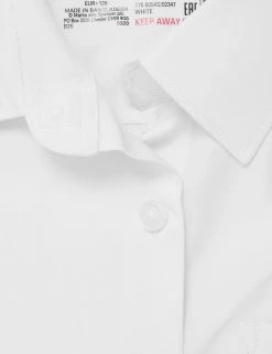 M&S Collection 2pk Girls’ Pure Cotton School Shirts (2-18 Yrs) -School Uniform Sales Store SD 04 T76 5999S Z0 X EC 3