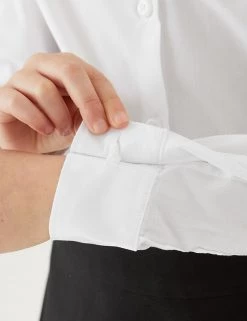 M&S Collection 3pk Girls' Slim Fit Easy Iron School Shirts (2-16 Yrs) -School Uniform Sales Store SD 04 T76 6024 Z0 X EC 2