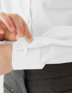 M&S Collection 2pk Girls' Slim Fit Non-Iron School Shirts (2-18 Yrs) -School Uniform Sales Store SD 04 T76 6040 Z0 X EC 3