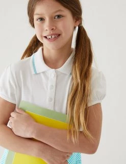 M&S Collection Dresses Girls' 2 In 1 Gingham Pleated School Dress (2-14 Yrs) -School Uniform Sales Store SD 04 T76 6475 J0 X EC 1