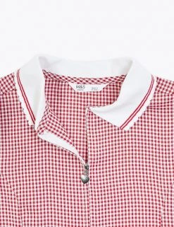 M&S Collection Dresses Girls' Gingham Pleated School Dress (2-14 Yrs) -School Uniform Sales Store SD 04 T76 6477 B0 X EC 4