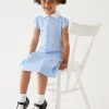 M&S Collection Dresses Girls' Gingham Pleated School Dress (2-14 Yrs) 1 M&S Collection Dresses Girls' Gingham Pleated School Dress (2-14 Yrs) -School Uniform Sales Store SD 04 T76 6477 E1 X EC 0