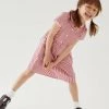 M&S Collection Dresses Girls' Pure Cotton Striped School Dress (2-14 Yrs) -School Uniform Sales Store SD 04 T76 6480 B0 X EC 0