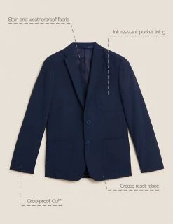 M&S Collection Blazers Boys' School Blazer (9-16 Yrs) -School Uniform Sales Store SD 04 T76 7028 F0 X EC 90
