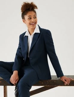 M&S Collection Blazers Girls' Slim Fit Blazer 20 M&S Collection Blazers Girls' Slim Fit Blazer -School Uniform Sales Store SD 04 T76 7530 F0 X EC 0