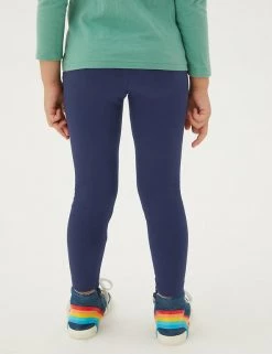 M&S Collection 5pk Cotton Rich Plain Leggings (2-7 Yrs) -School Uniform Sales Store SD 04 T77 3403E F0 X EC 3