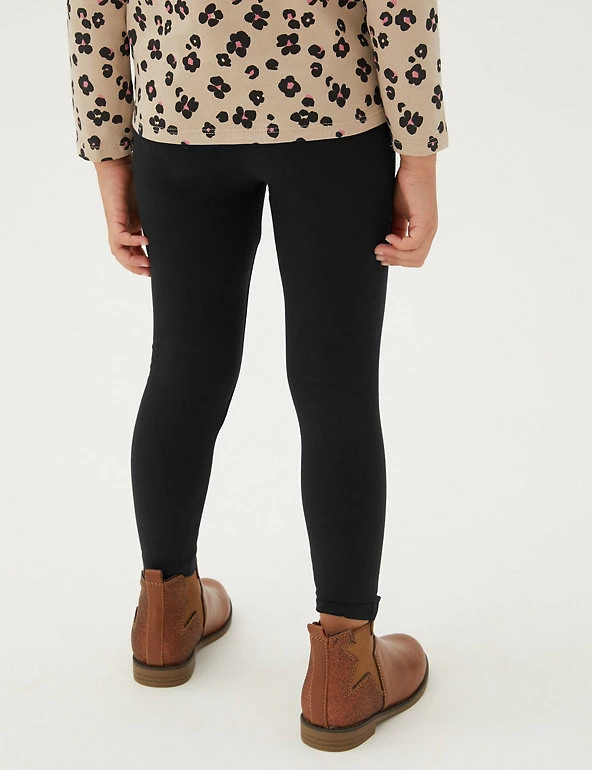 M&S Collection 5pk Cotton Rich Leggings (2-7 Yrs) 7 M&S Collection 5pk Cotton Rich Leggings (2-7 Yrs) - Image 5