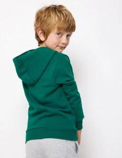 M&S Collection Jumpers Unisex Cotton Rich Hooded Sweatshirt (6-16 Yrs) -School Uniform Sales Store SD 04 T87 4112B JP X EC 2