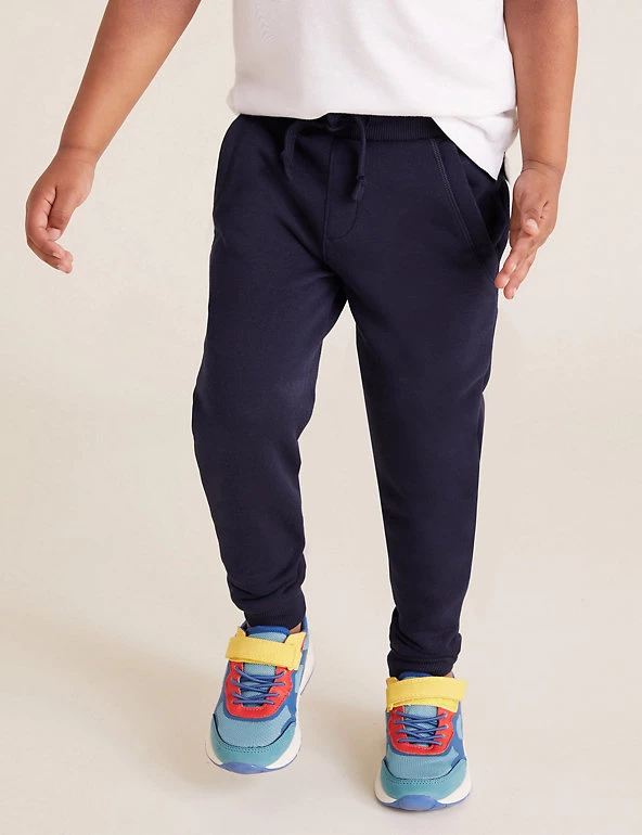 M&S Collection 2pk Cotton Rich Joggers (2-7 Yrs) 5 M&S Collection 2pk Cotton Rich Joggers (2-7 Yrs) - Image 3