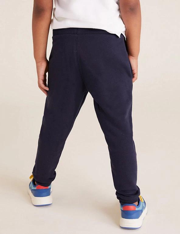 M&S Collection 2pk Cotton Rich Joggers (2-7 Yrs) 7 M&S Collection 2pk Cotton Rich Joggers (2-7 Yrs) - Image 5